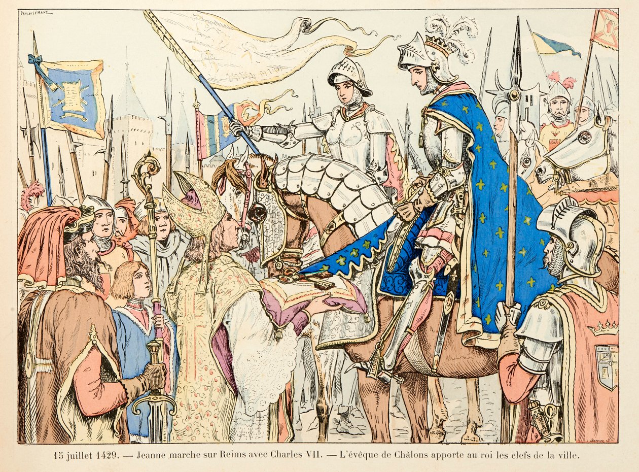 Illustration aus dem Buch „Jeanne d