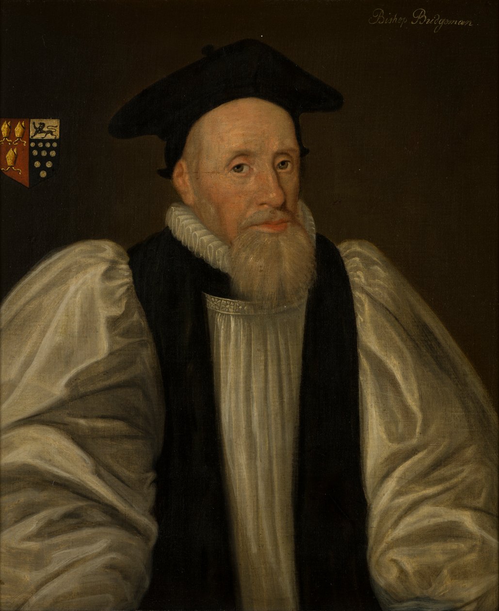Porträt von John Bridgeman, Bischof von Chester (1577-1652) von Paul van (attr.to) Somer