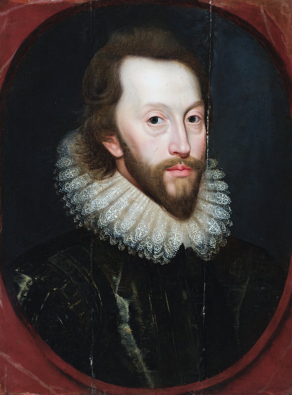 Porträt eines Gentlemans von Paul van (attr.to) Somer