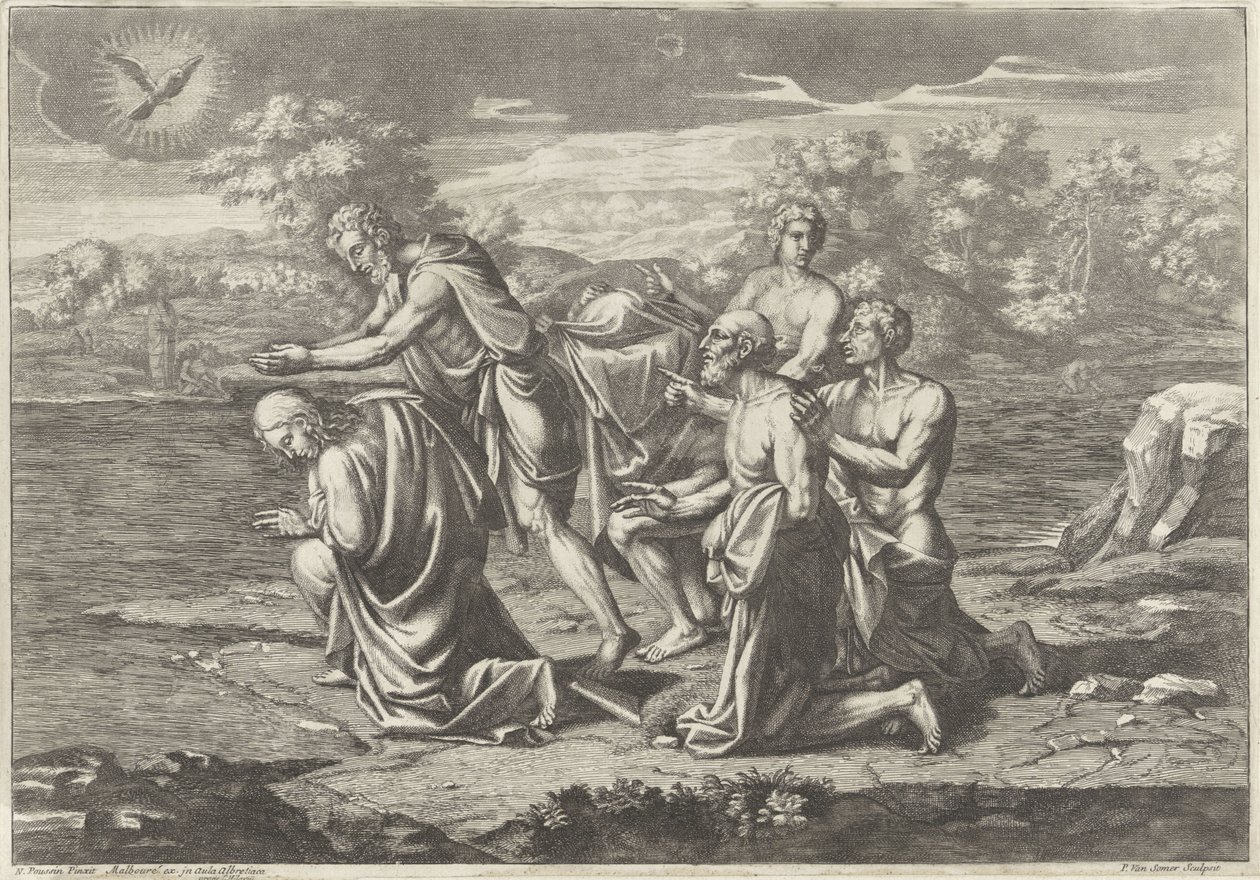 Taufe Christi im Jordan von Paul van Somer (II)