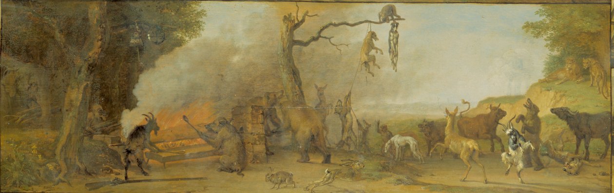 Bestrafung eines Jägers von Paulus Potter