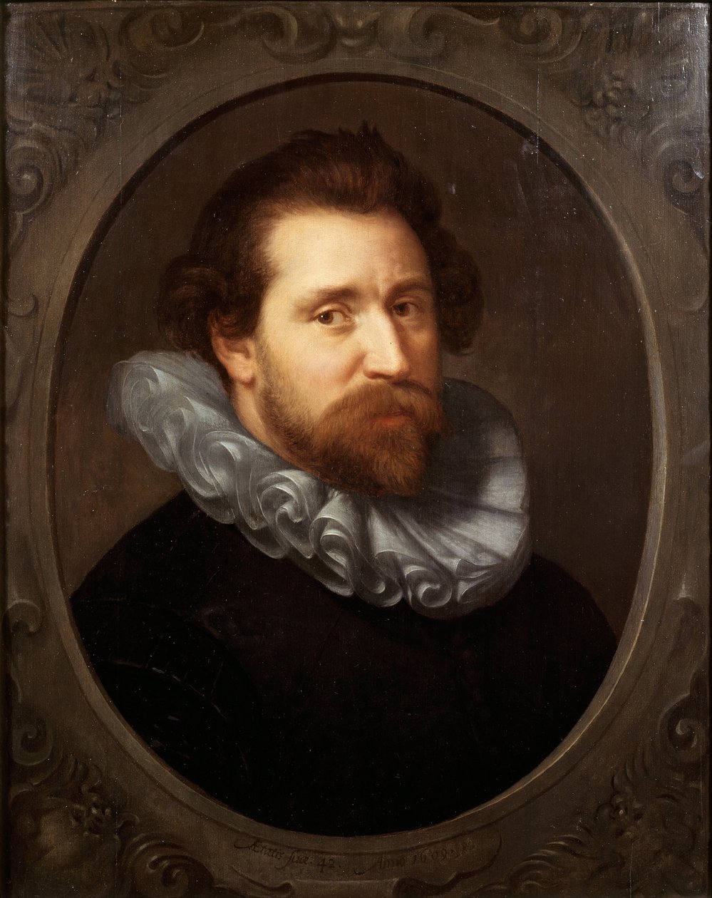 Porträt von Abraham Bloemaert 1566-1651, 1609 von Paulus Moreelse