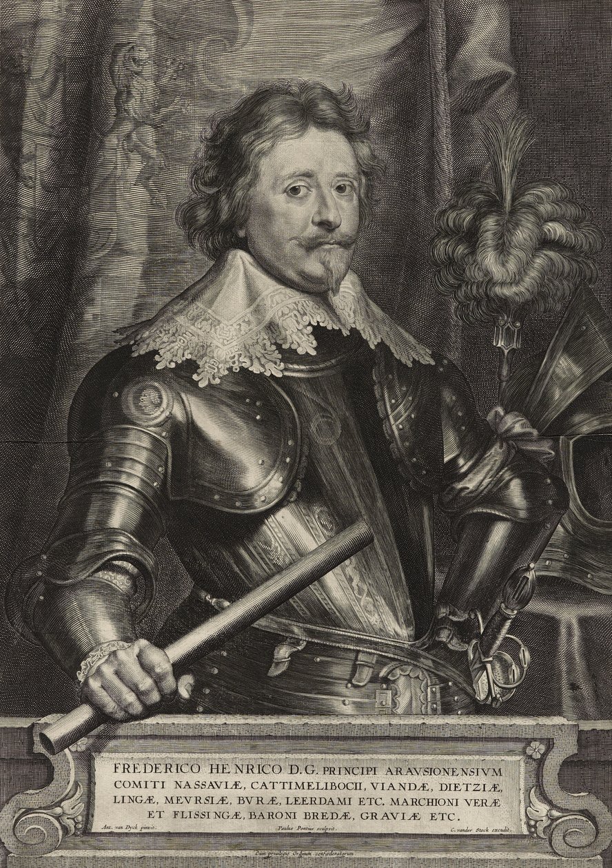 Frederico Henrico (Frederick Henry, Prinz von Oranien) von Paulus Pontius