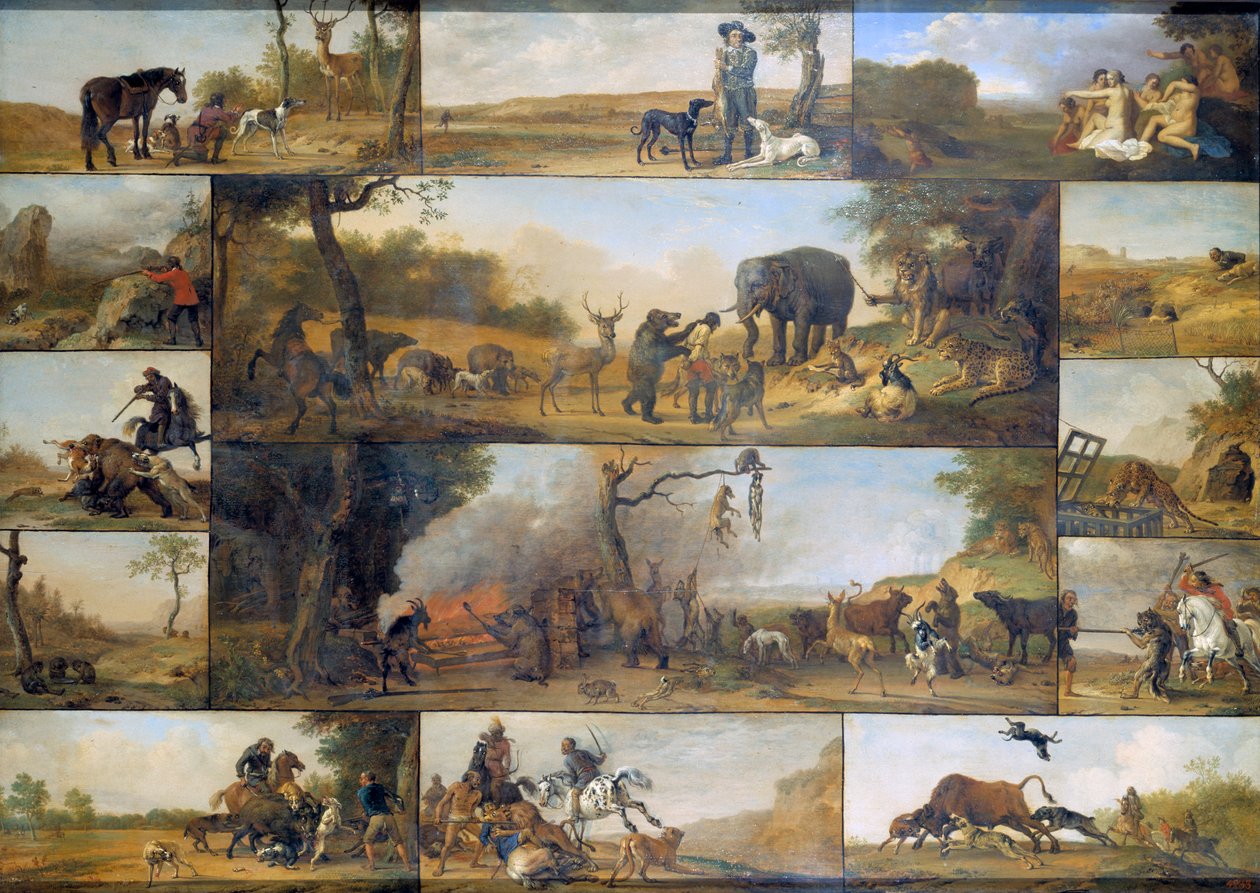 Bestrafung eines Jägers, 1647 von Paulus Potter