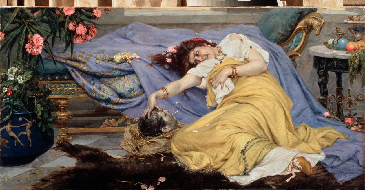 Fulvia mit dem Kopf von Cicero von Pavel Alexandrovich Svedomsky