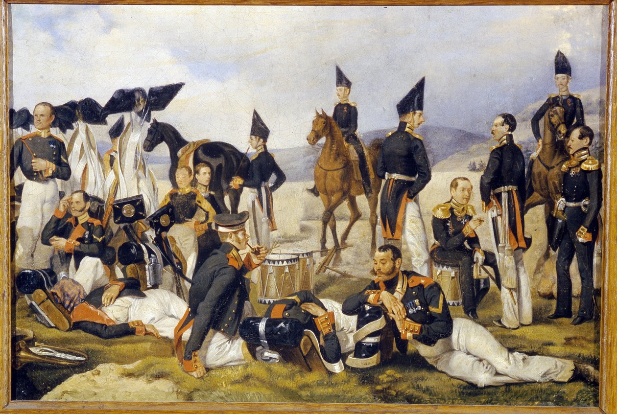 Ruhe während eines Feldzugs von Pavel Andreevich Fedotov