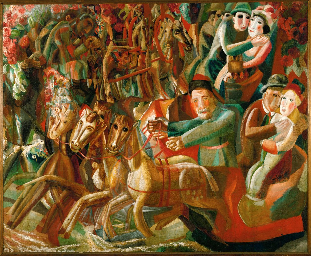 Karneval - vom Winter in den Sommer von Pavel Nikolaevich Filonov