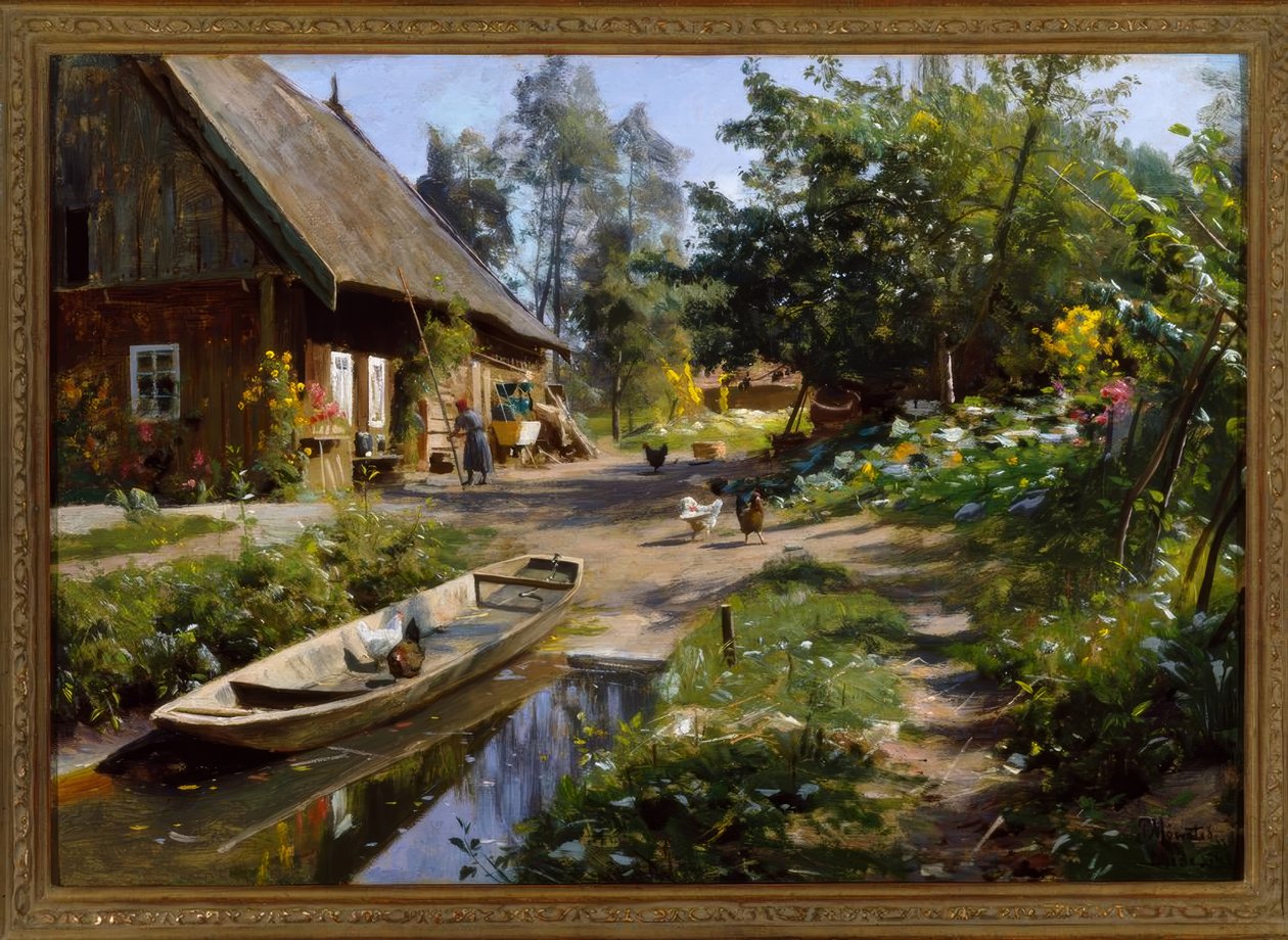 Sonniger Tag auf dem Lande von Peder Monsted