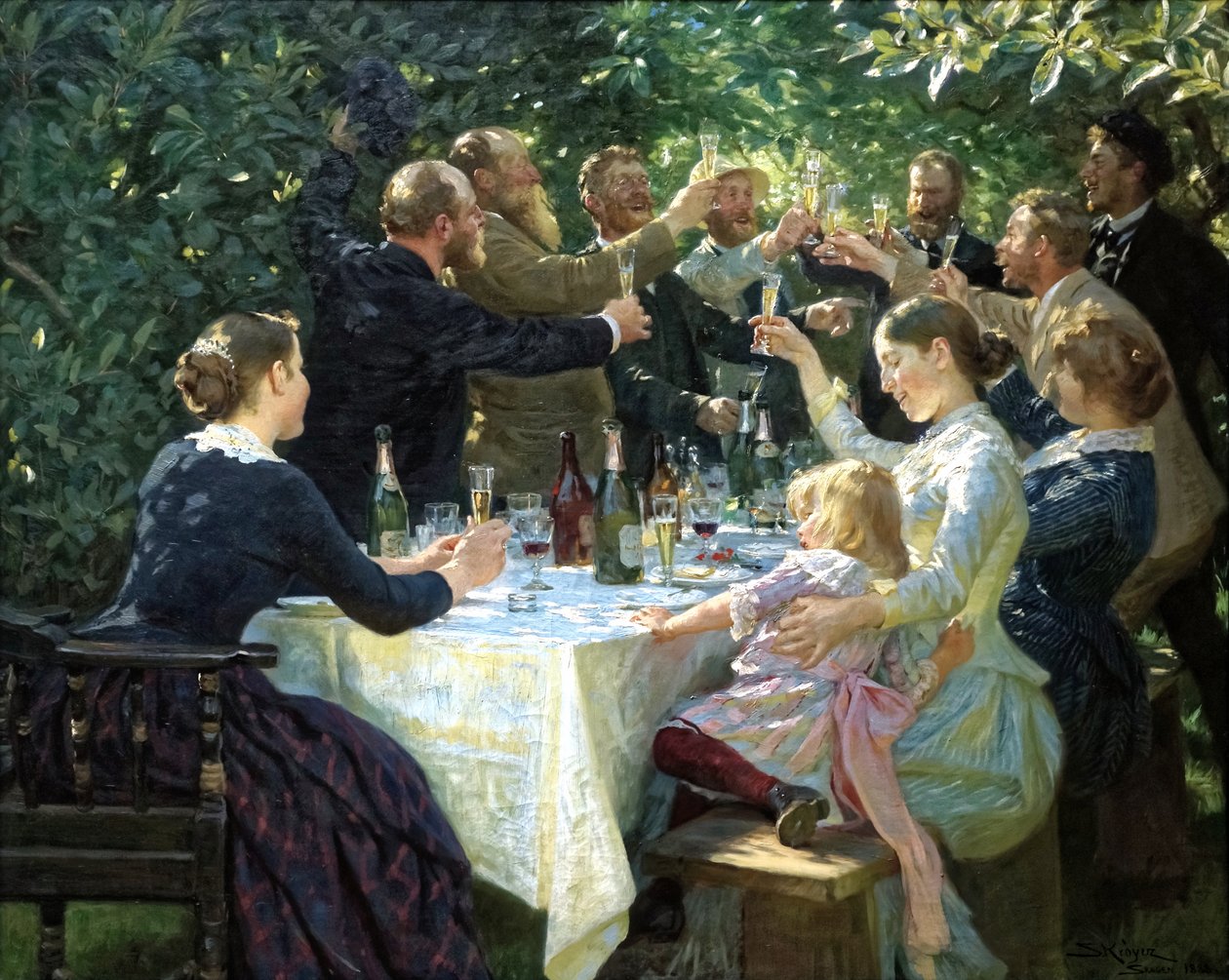 Hip, Hip, Hurra! von Peder Severin Krøyer