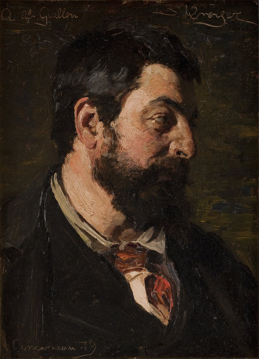 Porträt des französischen Malers Alfred Guillou von Peder Severin Krøyer