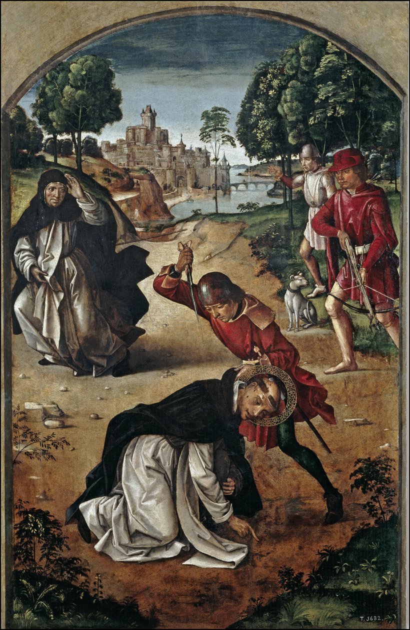 Der Tod des Heiligen Petrus von Verona, 1493-1499 von Pedro Berruguete