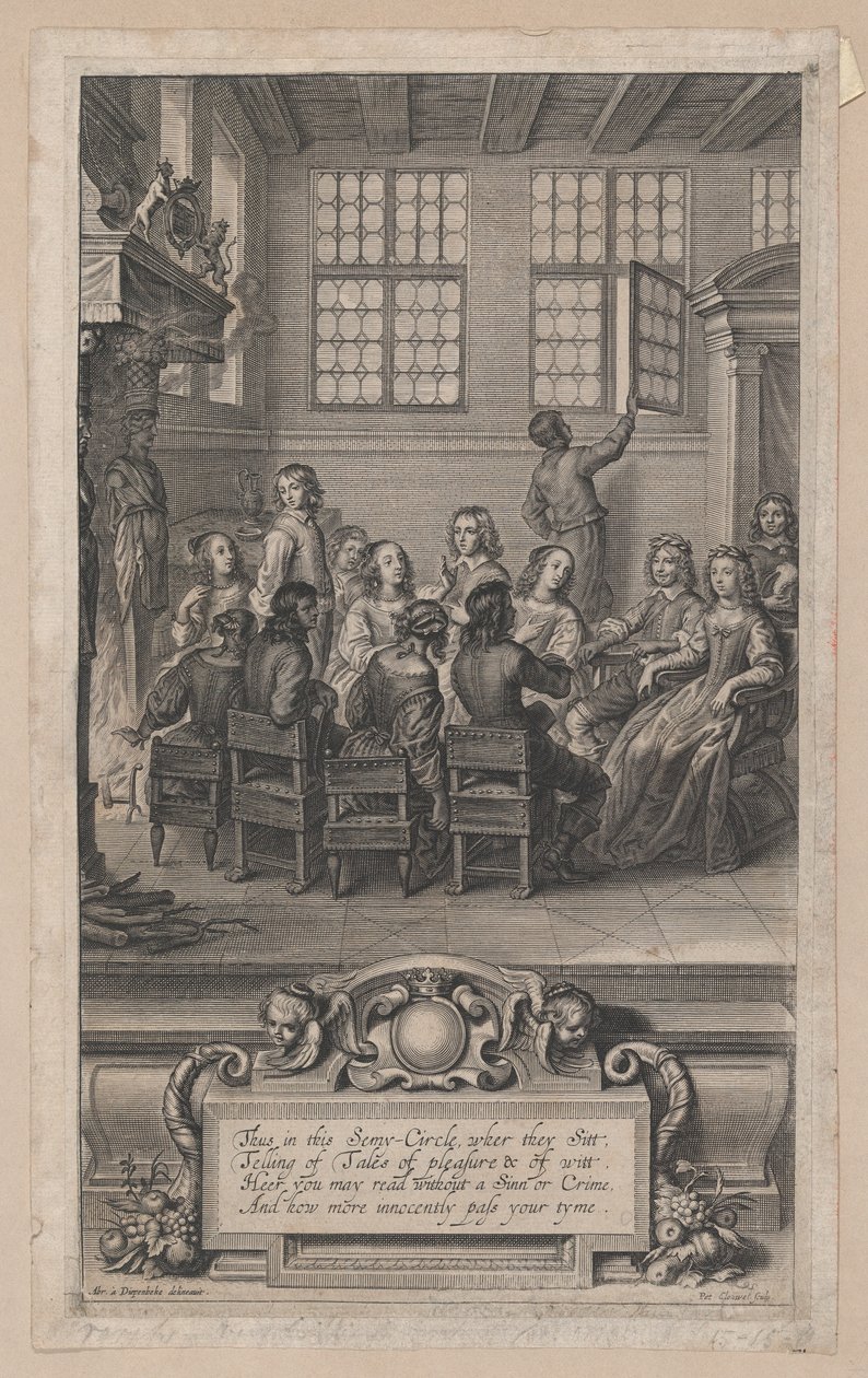 Die Familie von William Cavendish, Marquess of Newcastle-upon-Tyne, 1656 von Peeter Clouwet