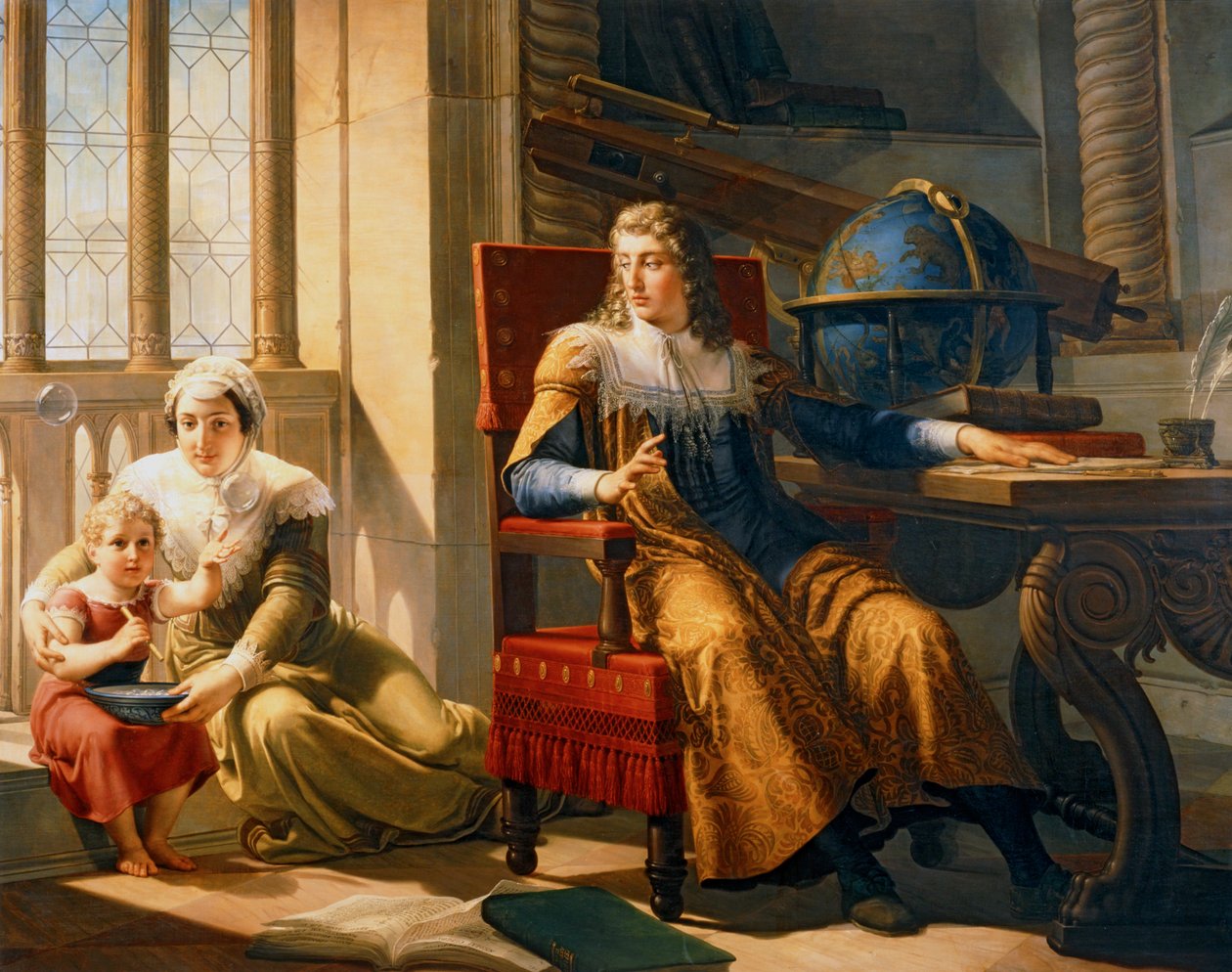 Isaac Newton entdeckt die Lichtbrechung von Pelagio Palagi