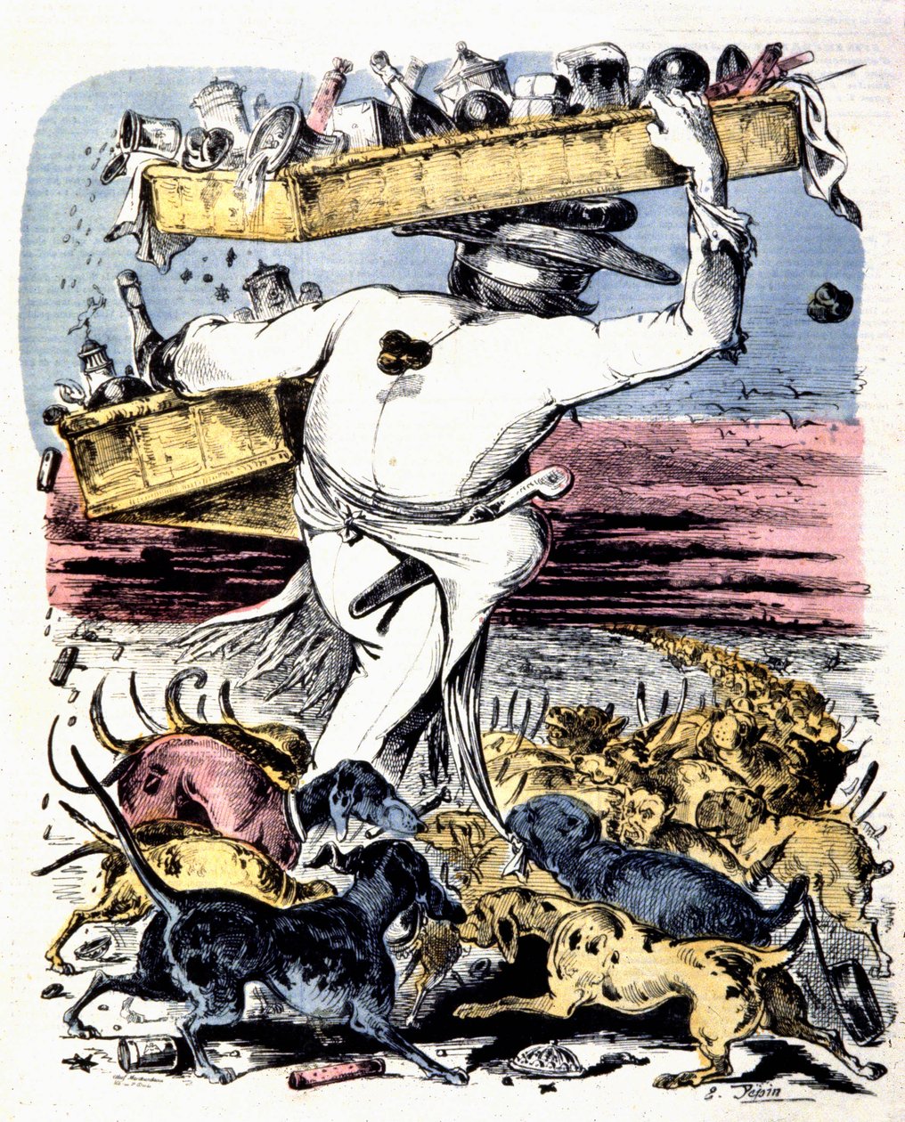La Curee (Die Beute) von Zola von Pepin
