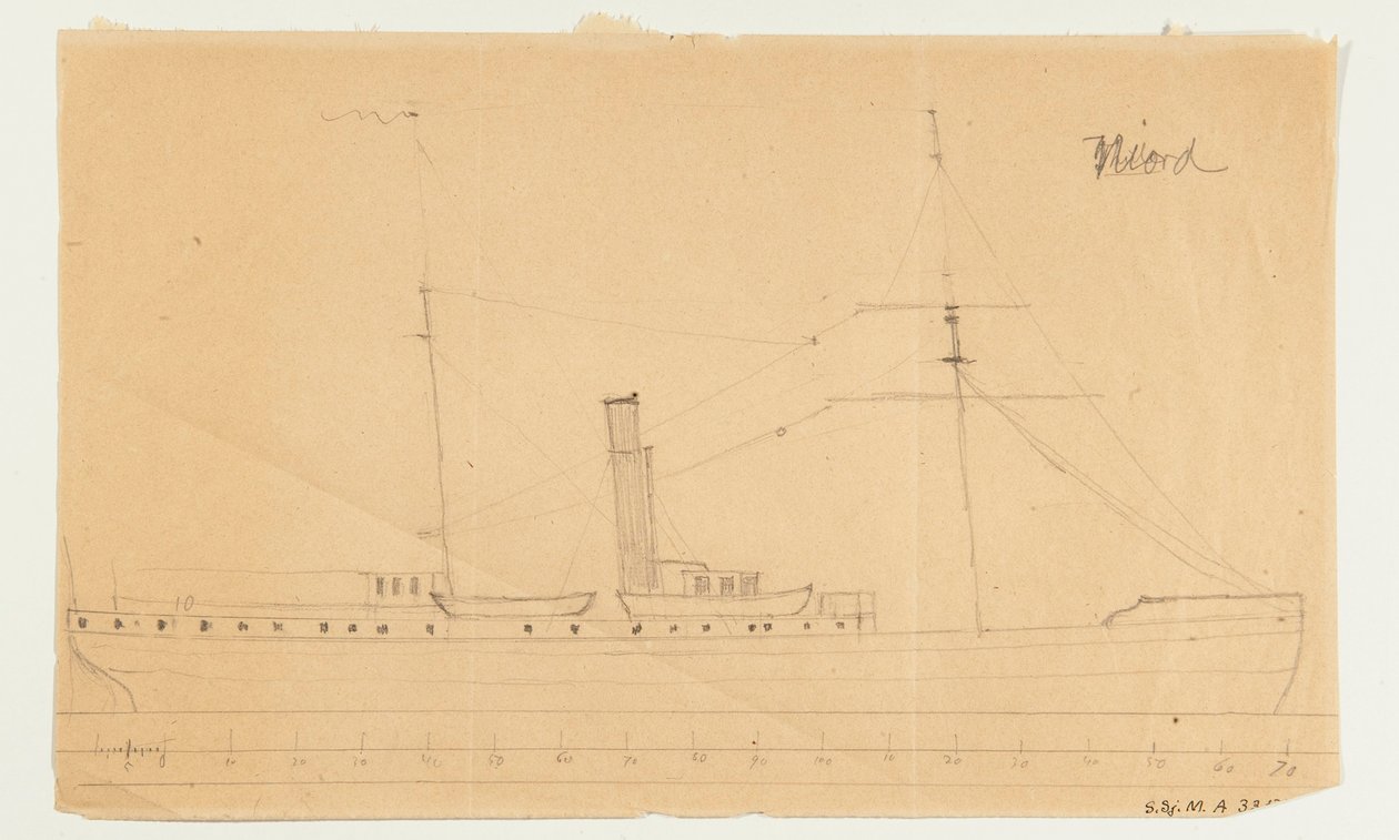 Dampfschiff NJORD von Per Wilhelm Cedergren