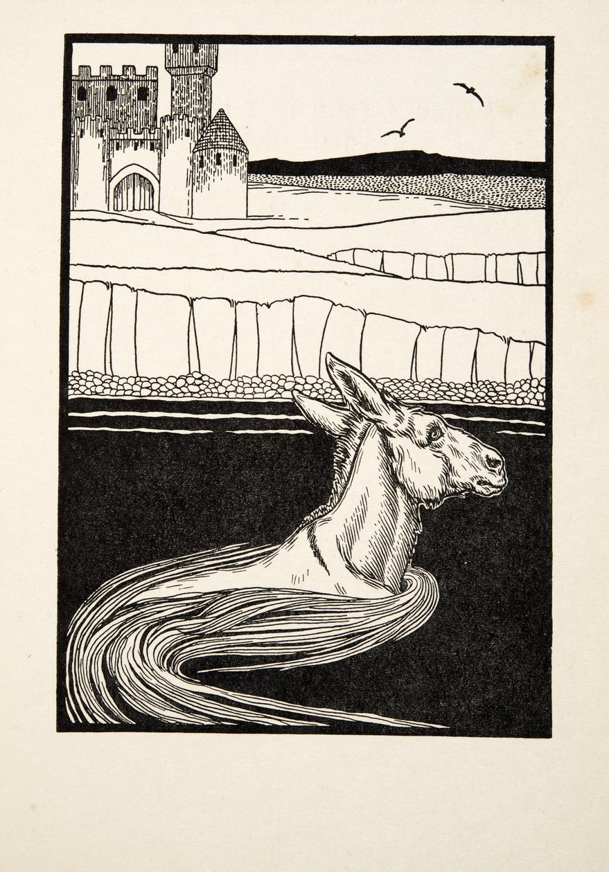 Ein verlassener Esel, aus Hundert Anekdoten über Tiere, veröffentlicht 1924 von Percy J. Billingshurst
