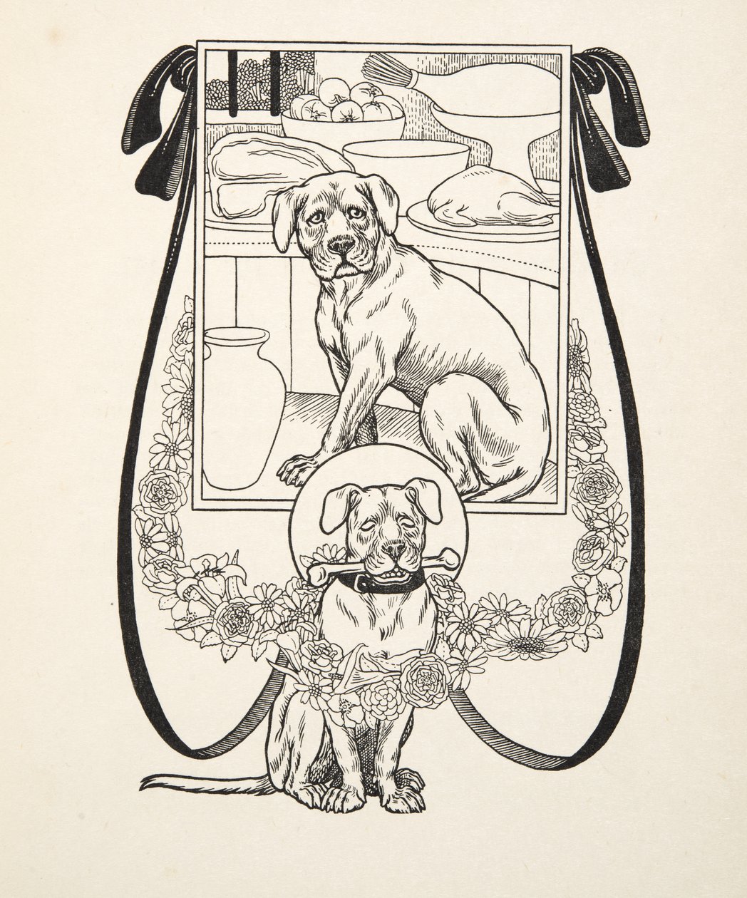 Seltene Ehrlichkeit, aus Hundert Anekdoten über Tiere, veröffentlicht 1924 von Percy J. Billingshurst