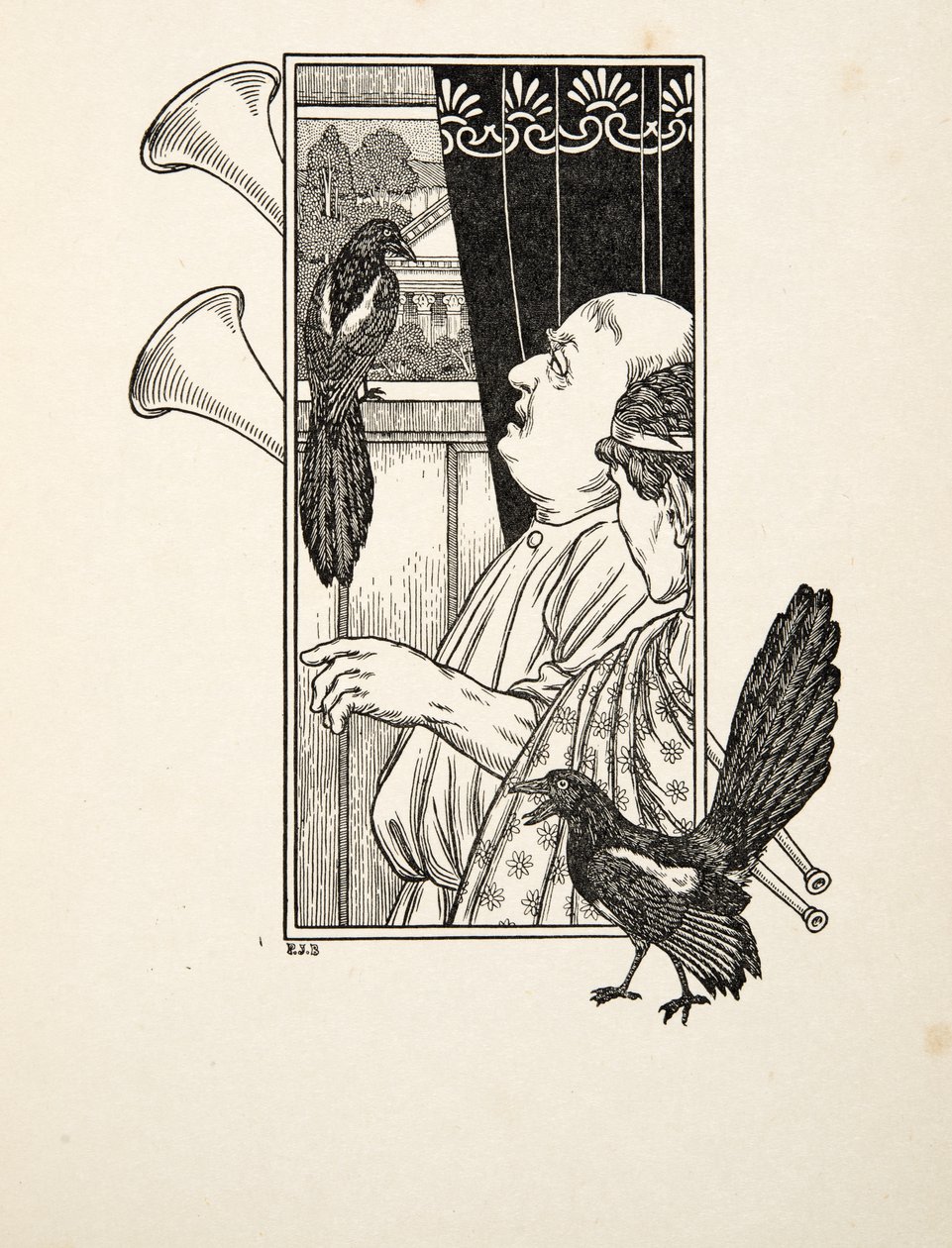 Studieren, aus Hundert Anekdoten über Tiere, veröffentlicht 1924 von Percy J. Billingshurst