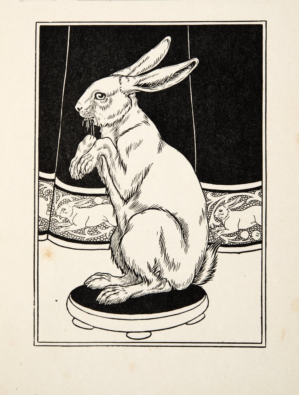 Zahme Hasen, aus Hundert Anekdoten über Tiere, veröffentlicht 1924 von Percy J. Billingshurst