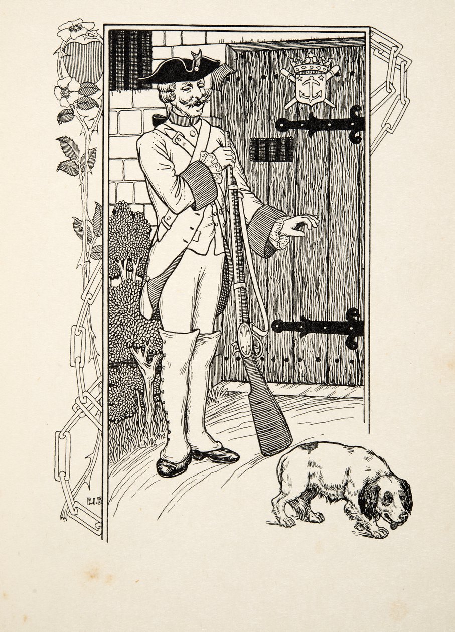 Das gebrochene Herz, aus Hundert Anekdoten über Tiere, veröffentlicht 1924 von Percy J. Billingshurst