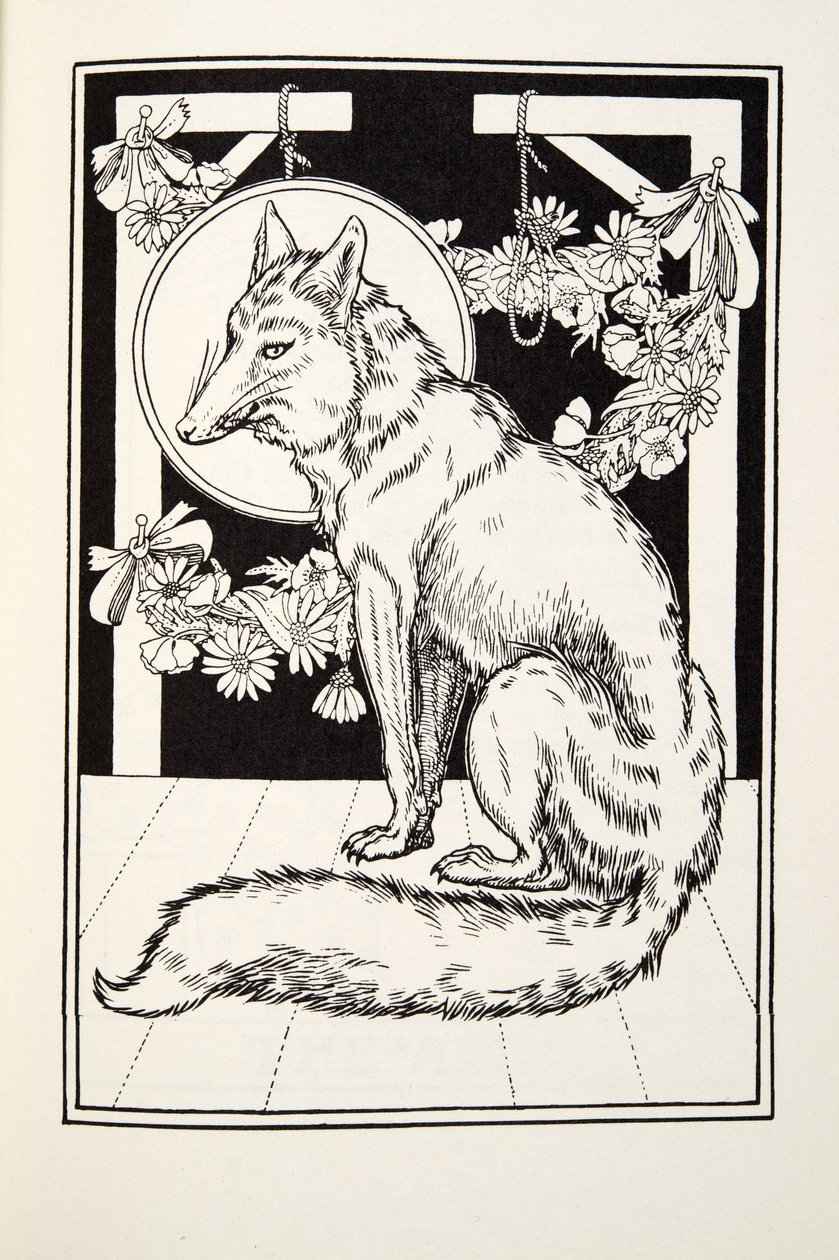 Der Fuchs, aus Fontaine Fabeln, veröffentlicht 1905 von Percy J. Billingshurst