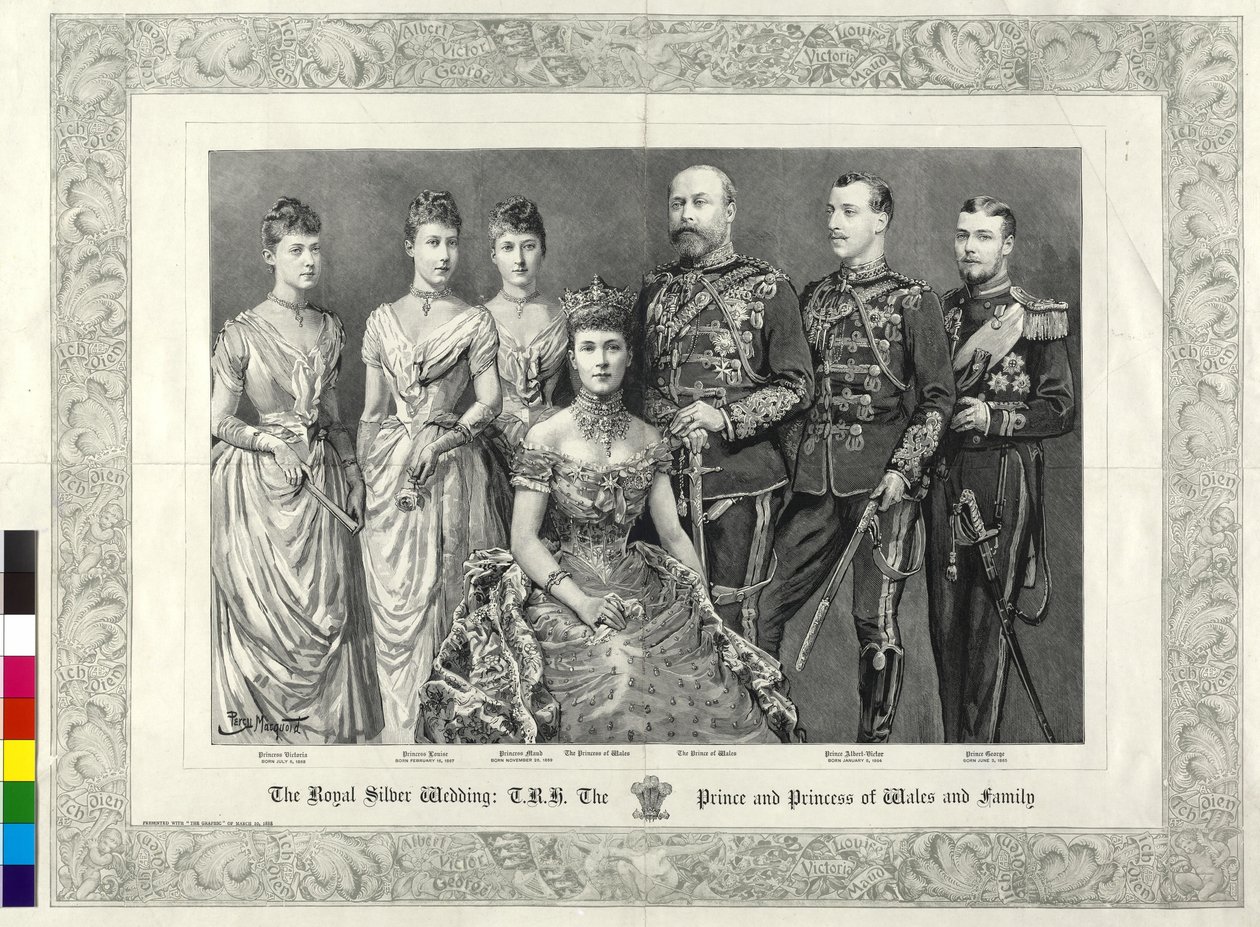 Die spätere britische Königsfamilie 1888 von Percy Macquoid