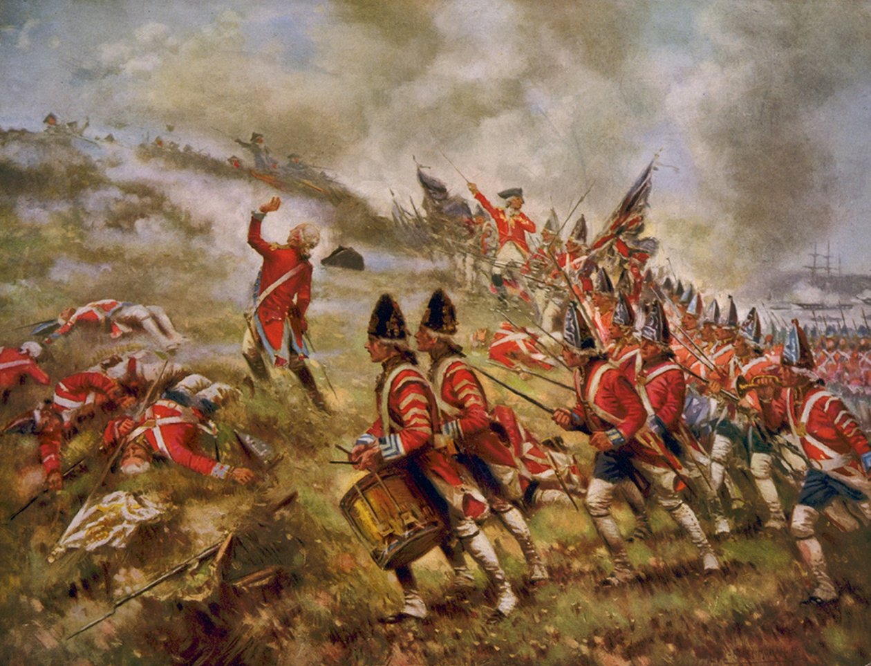 Schlacht von Bunker Hill von Percy Moran