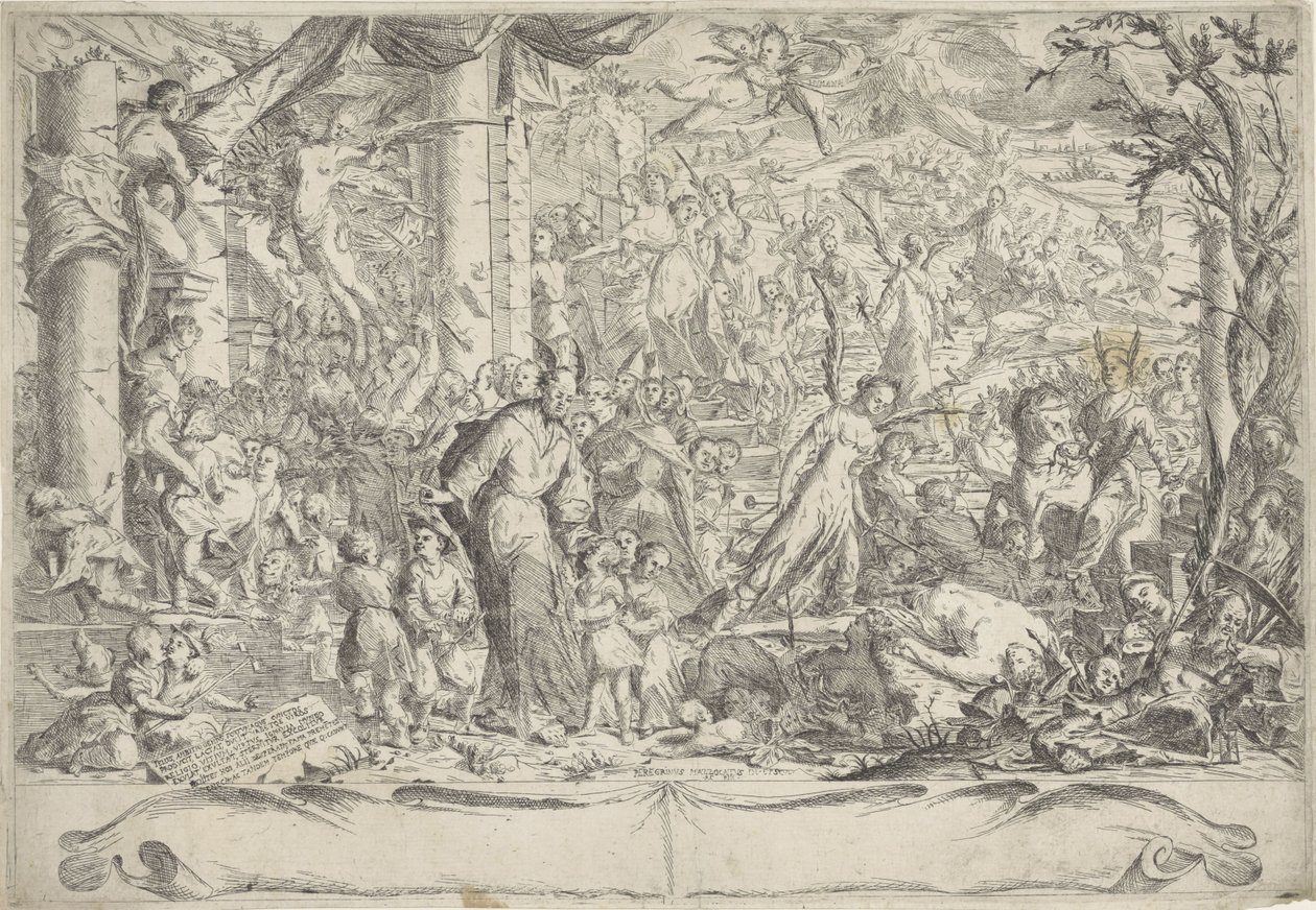 Allegorie auf das menschliche Leben von Peregrino Mazzocati