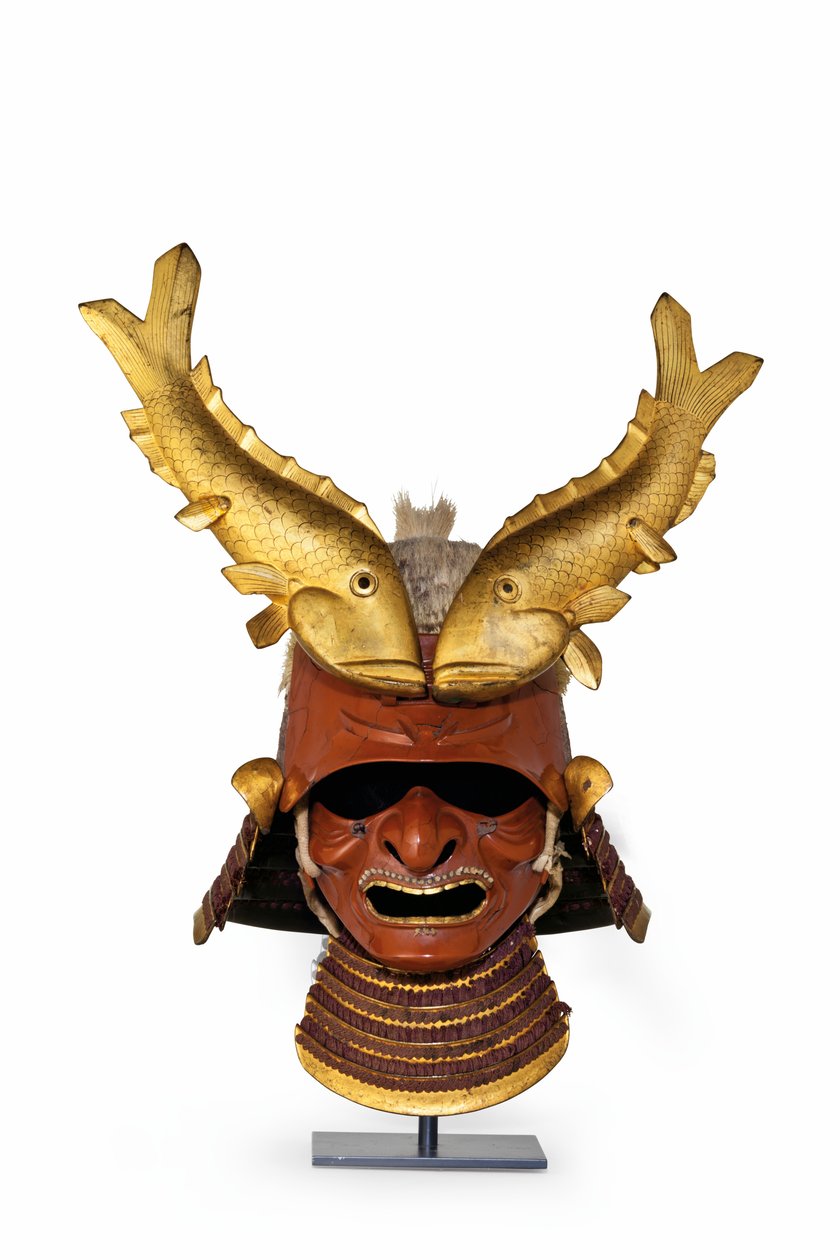 Ein Kawari Kabuto (exotischer Helm) von Period Momoyama