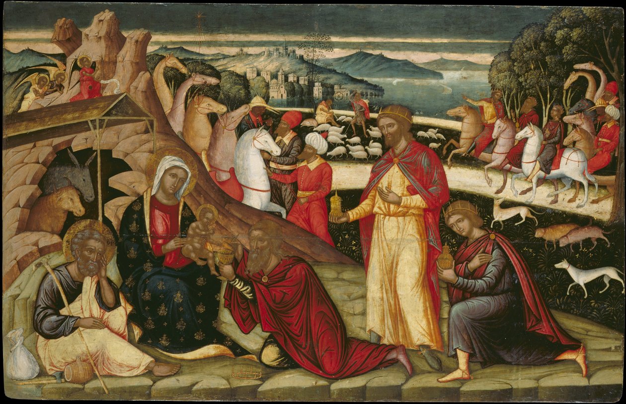 Die Anbetung der Könige, ca. 1525 von Permeniatis Ioannis
