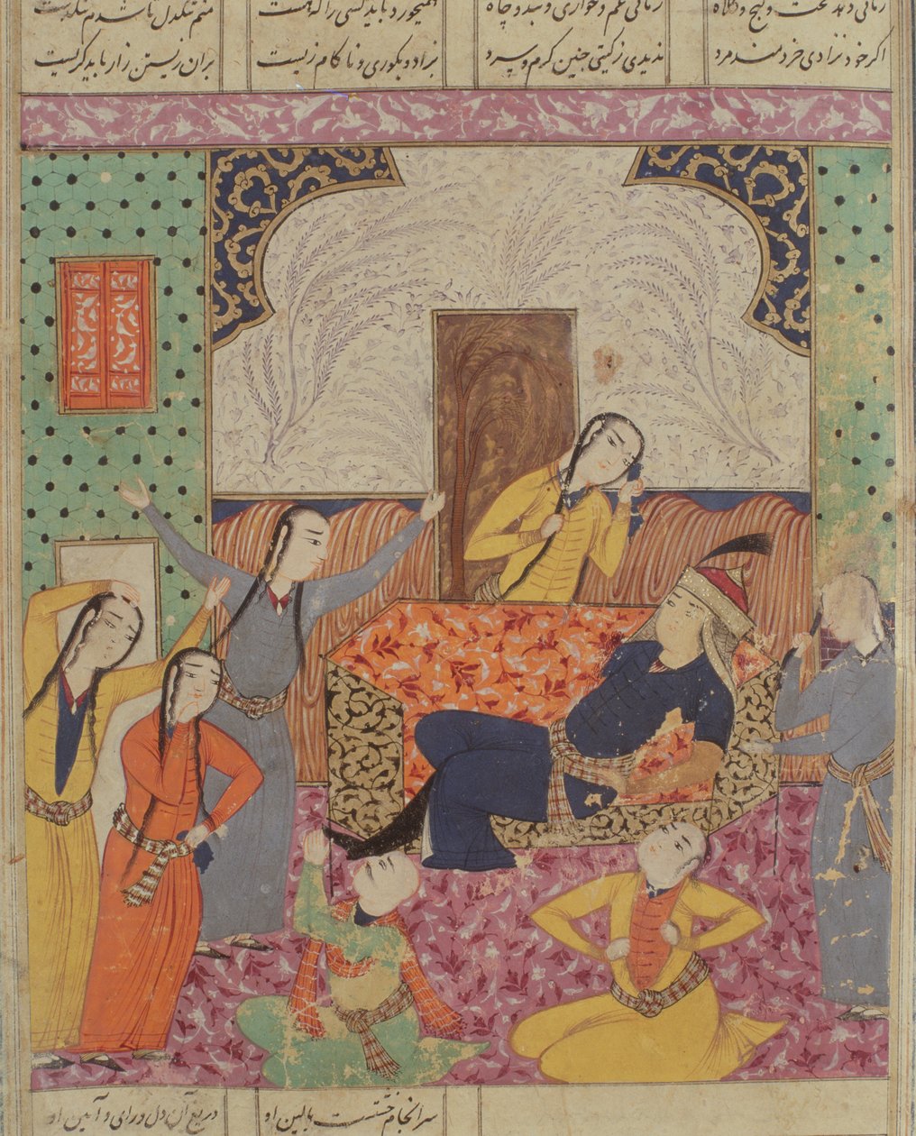 Die Klage von Farude, Illustration aus dem Shahnama (Buch der Könige) von Abul-Qasim Manur Firdawsi von Persian School