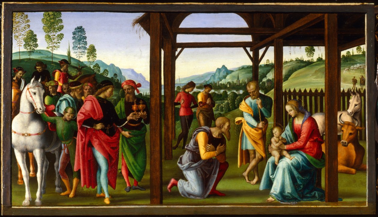 Die Anbetung der Könige von Perugino