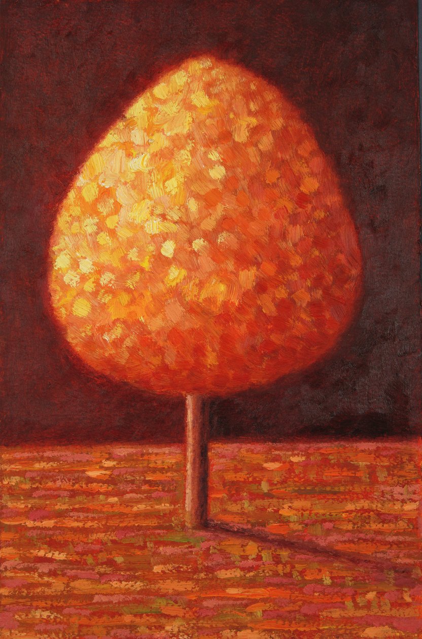 Sonnengetränkter Baum, 1996 von Peter Davidson