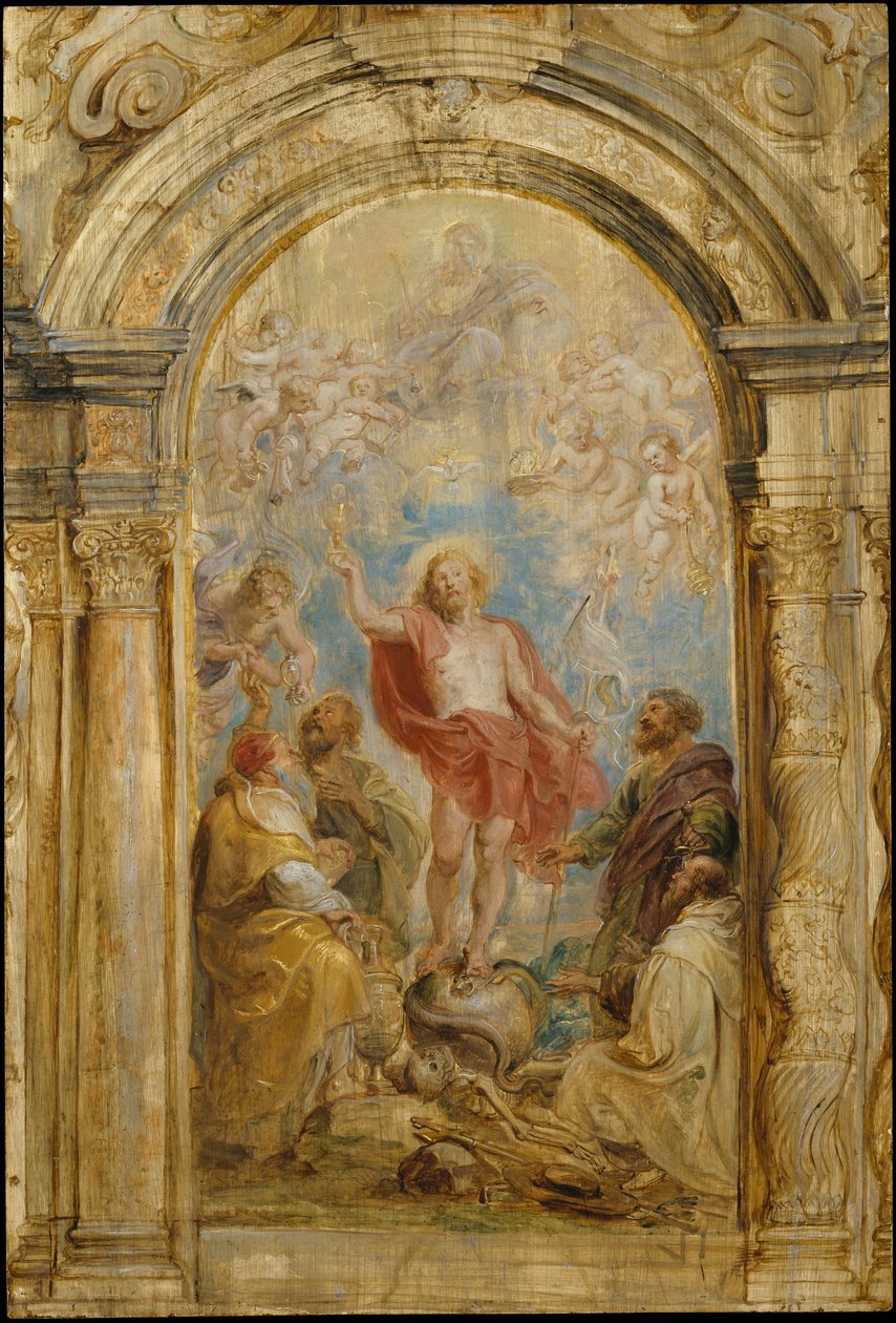 Die Verherrlichung der Eucharistie, ca. 1630-32 von Peter Paul Rubens