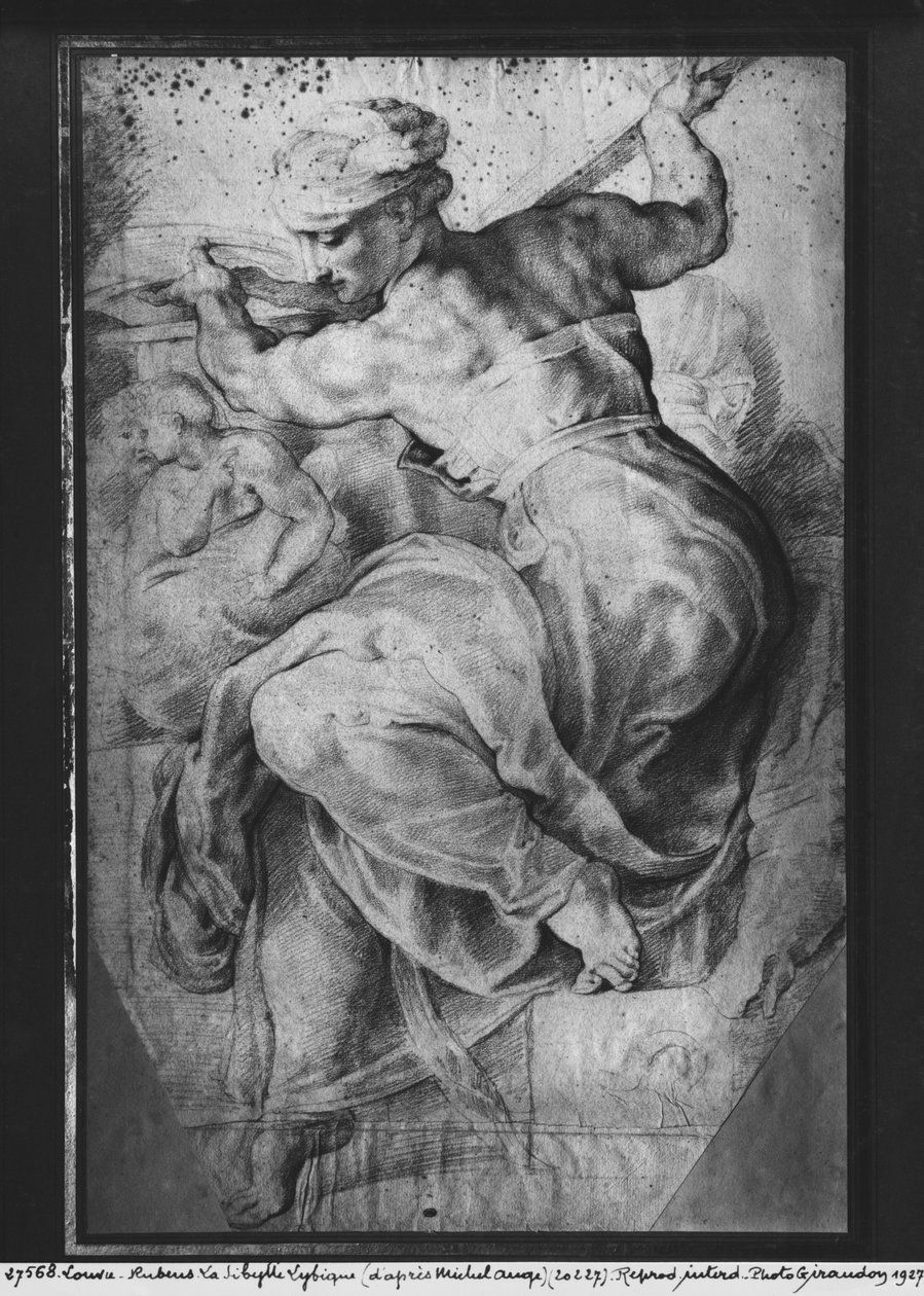 Die Libysche Sibylle, nach Michelangelo Buonarroti von Peter Paul Rubens