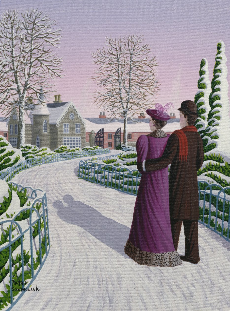 Zuhause in der Dämmerung, 1996 von Peter Szumowski