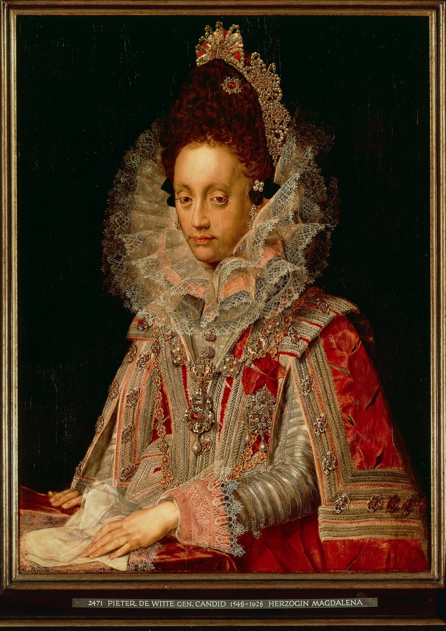 Porträt der Herzogin Magdalena, ca. 1613 von Peter Candid