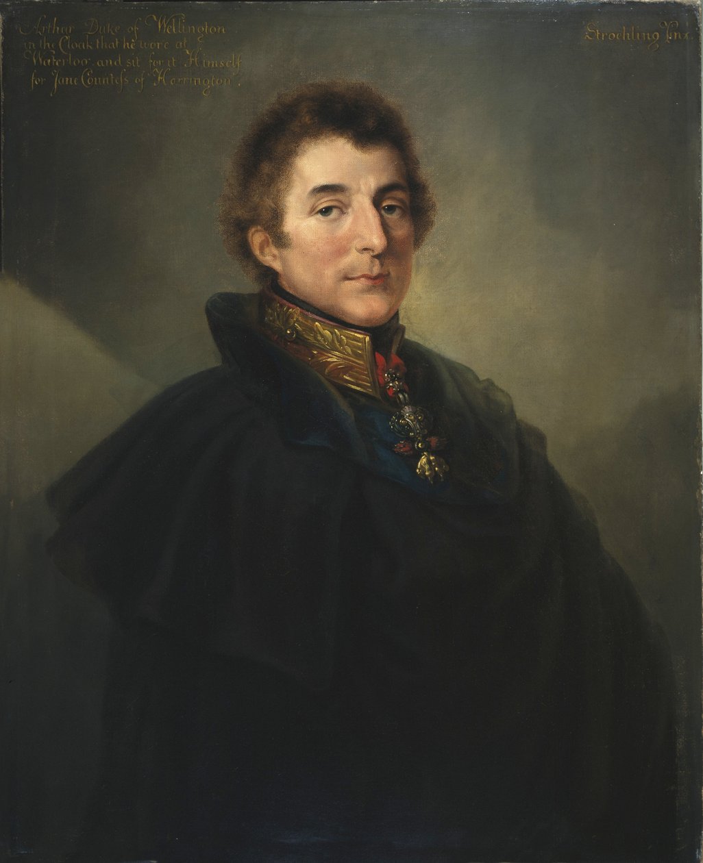 Feldmarschall Arthur Wellesley, KG GCB (1769-1852), 1. Herzog von Wellington, 1820 von Peter Edward Stroehling
