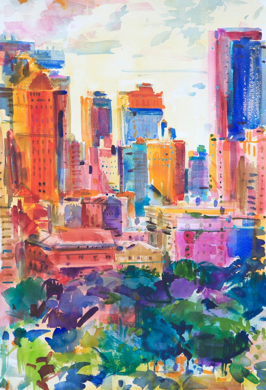 Central Park West, 2011 von Peter Graham (Contemporary)