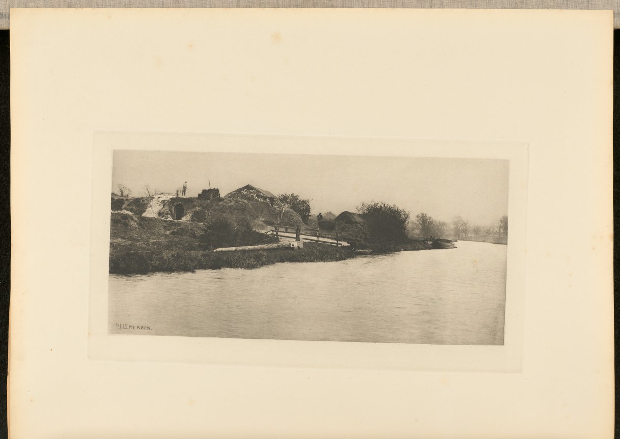 Ziegelwerk am Fluss Bure, Norfolk von Peter Henry Emerson