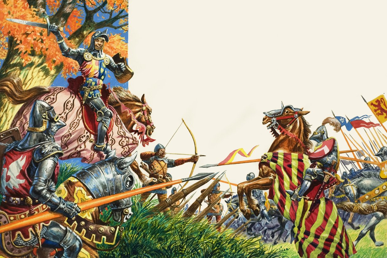 Schlacht von Azincourt 1415 von Peter Jackson
