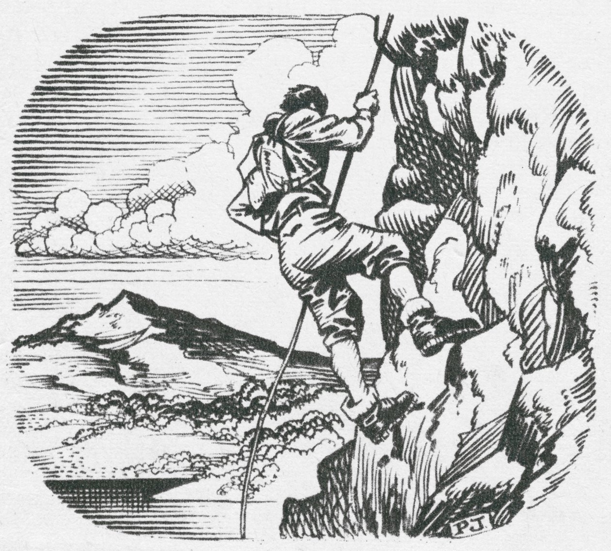 Langdale Pikes, Trainingsgelände für Kletterer von Peter Jackson