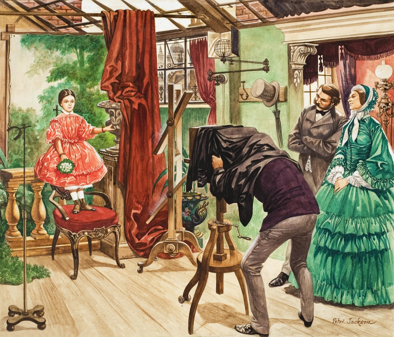 Fotografie-Sitzung im neunzehnten Jahrhundert von Peter Jackson