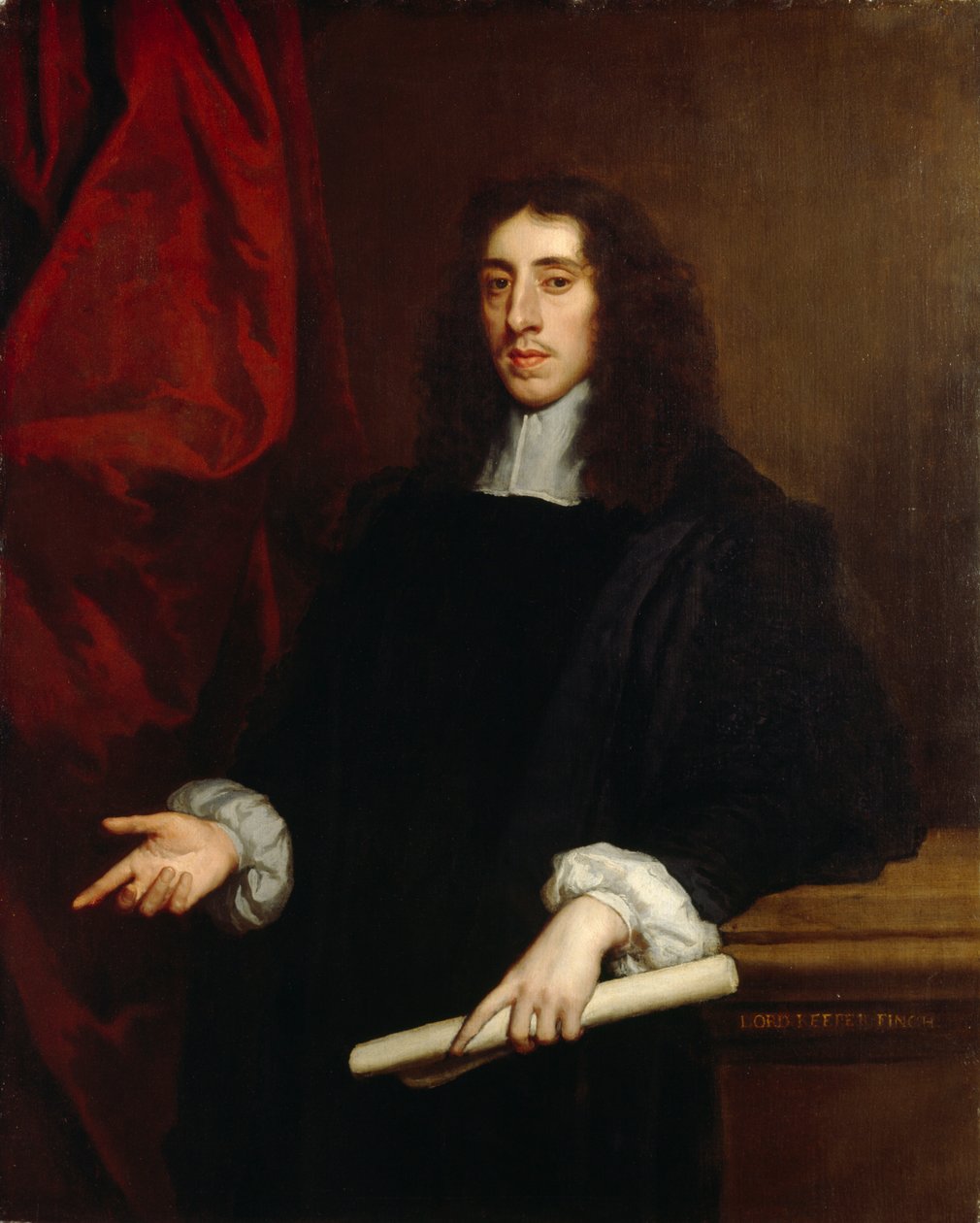 Porträt von Heneage Finch, 1. Earl of Nottingham, Lord Keeper, 17. Jahrhundert von Peter Lely