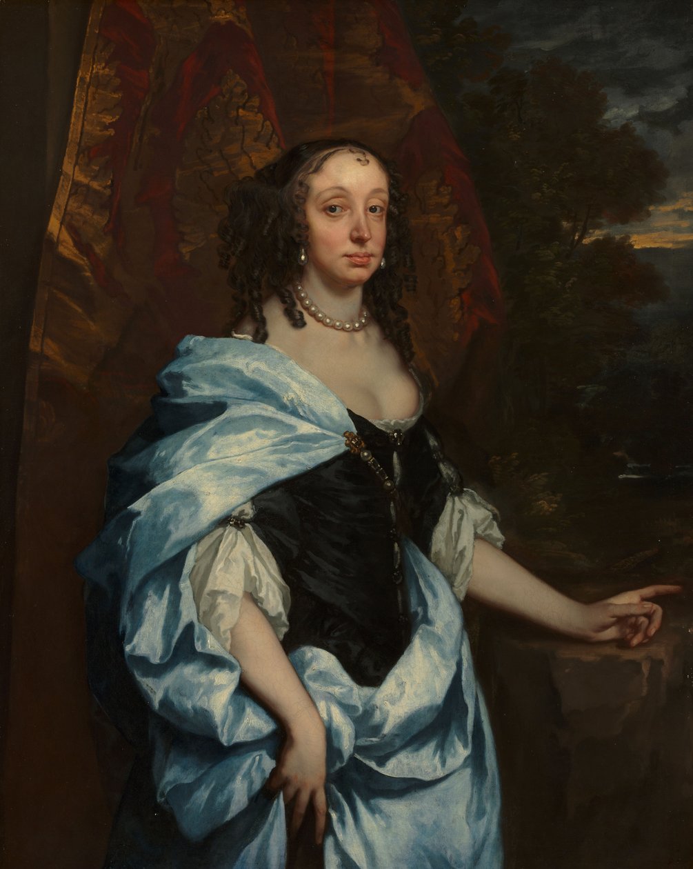 Porträt von Mrs. Leneve, ca. 1657 von Peter Lely