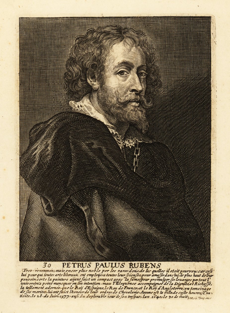 Porträt von Sir Peter Paul Rubens, flämischer Künstler und Diplomat von Peter Paul (after) Rubens