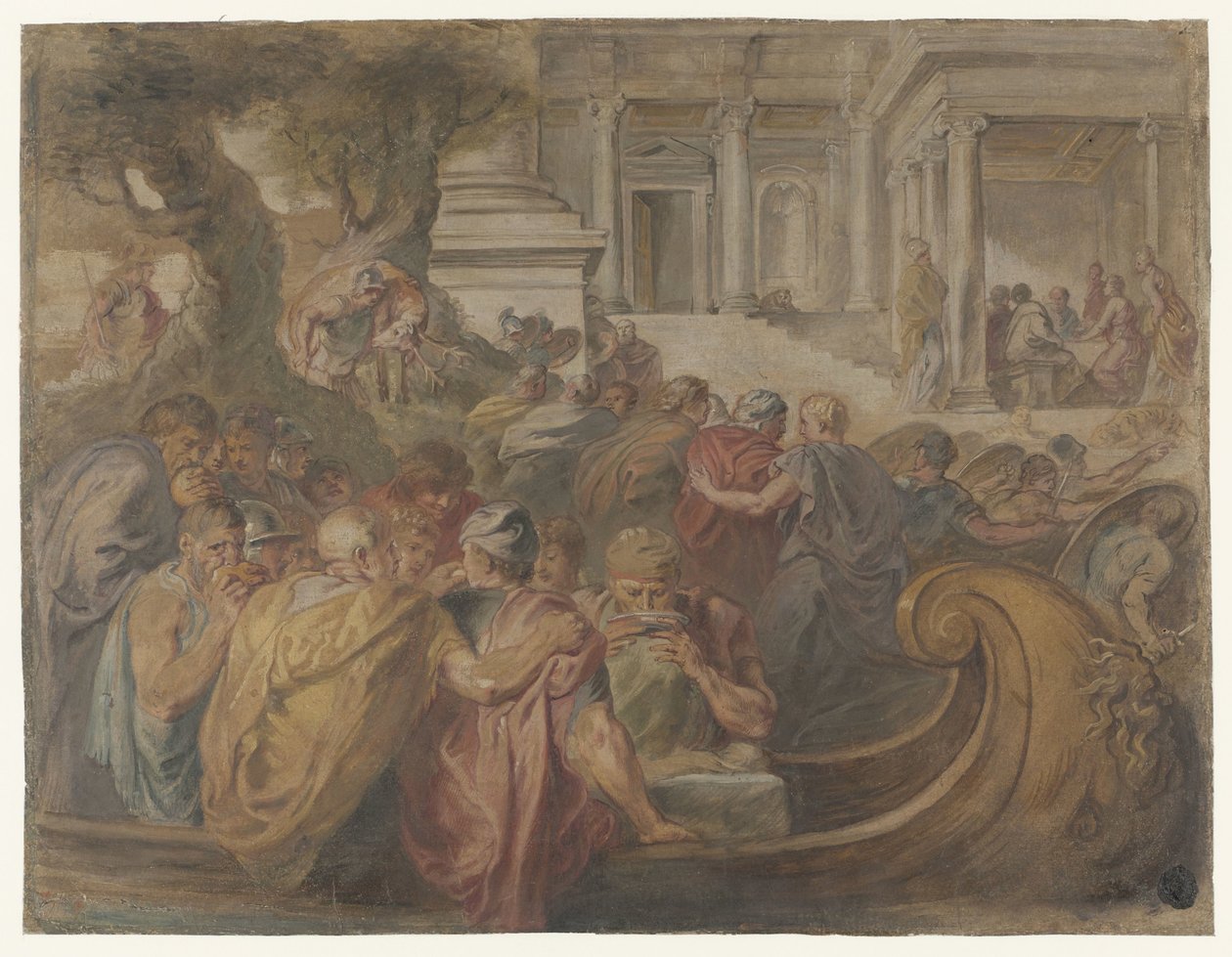 Ankunft von Odysseus und Gefährten bei Circe von Peter Paul Rubens (possibly)
