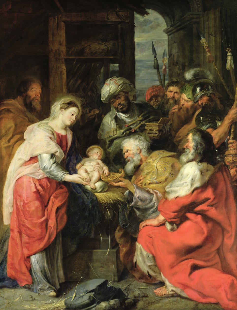 Anbetung der Könige, 1626-29 von Peter Paul Rubens