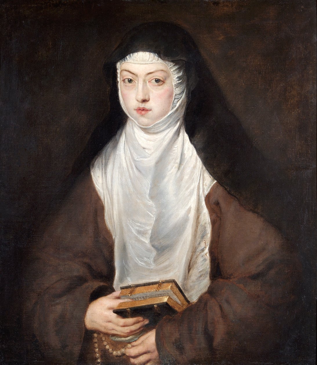 Ana Dorotea, Tochter von Rudolf II., eine Nonne im Kloster der Descalzas Reales, Madrid von Peter Paul Rubens