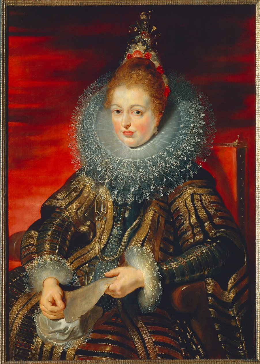 Porträt von Infantin Isabella Clara Eugenia von Habsburg von Peter Paul Rubens